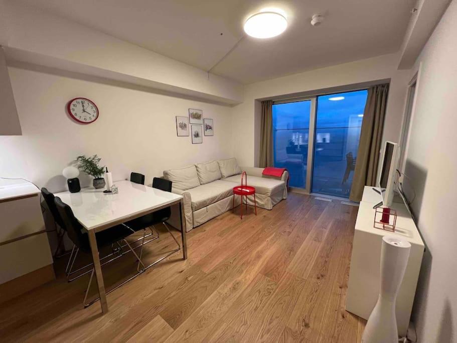 26-Etage Lejlighed Med Utrolig Havudsigt Århus Buitenkant foto