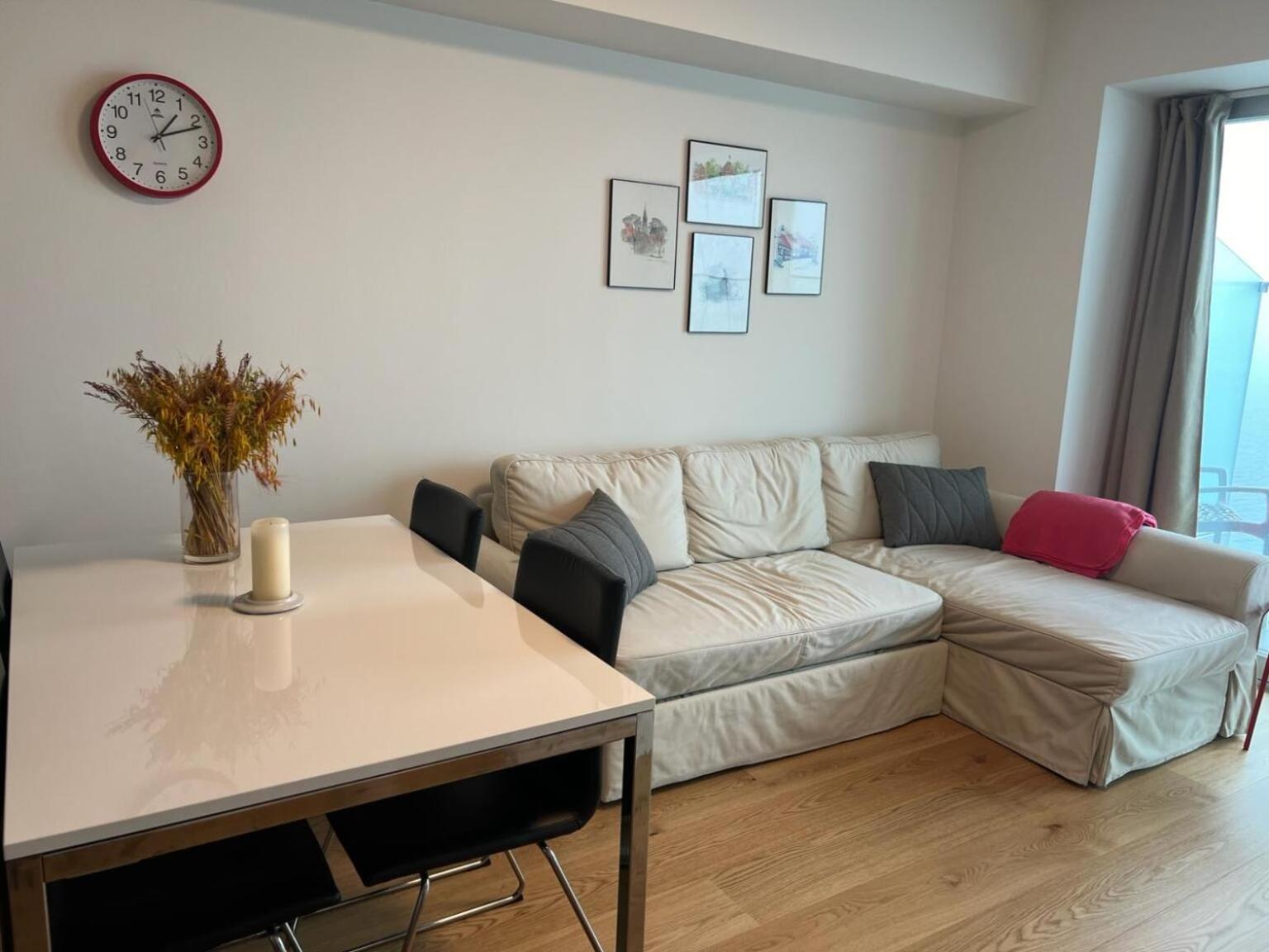 26-Etage Lejlighed Med Utrolig Havudsigt Århus Buitenkant foto